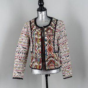 NWOT Anna Scott brocade jacket - XL